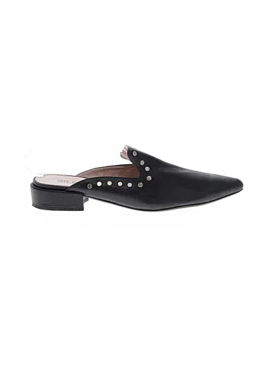 Pre-owned Silent D Mule/clog In Black