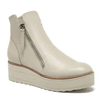 Silent D Nene Bootie In Vanilla Vanilla Leather