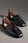 Silent D Palkie Lace-front Flats In Black
