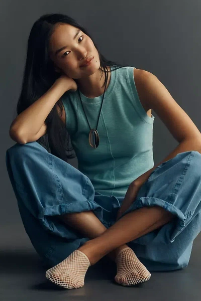 Silent D Reaffirm Mesh Flats In White