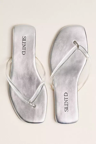 Silent D Rella Jelly Thong Sandals In Multi