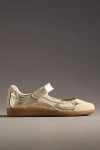 Silent D Samantha Ballet Sneakers In Gold