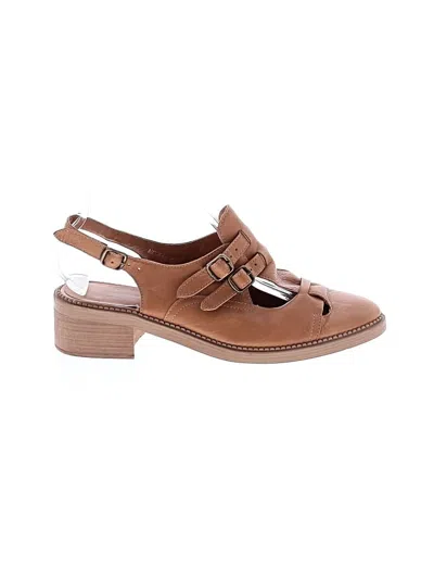 Pre-owned Silent D Sandals In Brown