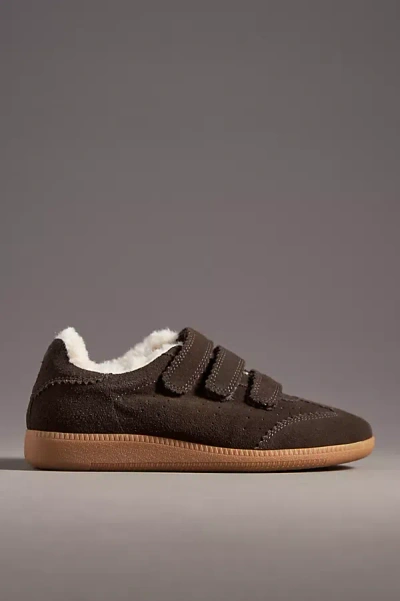 Silent D Seena Fleece-lined Sneakers In Brown