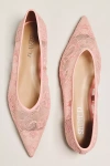 Silent D Selina Pointed-toe Flats In Pink