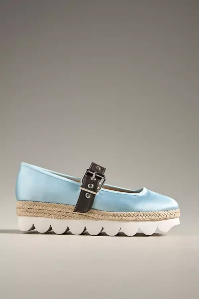 Silent D Sporty Mary Jane Flats In Blue