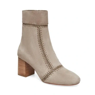 Silent D Story Boot In Taupe Suede