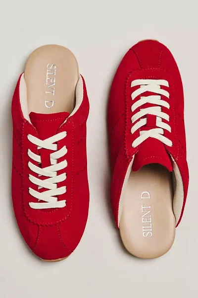 Silent D Trent Mule Sneakers In Red