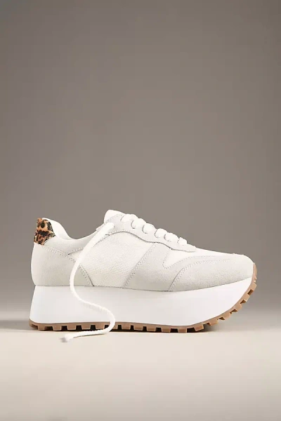 Silent D Vault Platform Sneakers In White