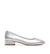 Silent D Women's Annabelle Ballet Pump Sandals In Silver In Silver