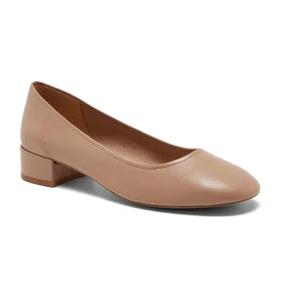 Silent D Women's Annabelle Low Heel Shoes In Nude In Brown
