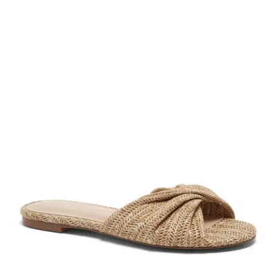 Silent D Women's Bidro Sandal In Natural Raffia In Multi