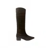 Silent D Kaias Suede Knee-high Boots In Brown
