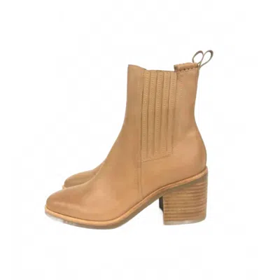 Silent D Women's Naydo Heeled Ankle Boot In Tan In Nude