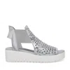 Silent D Women's Odeya Platform Sandal In Silver In Multi