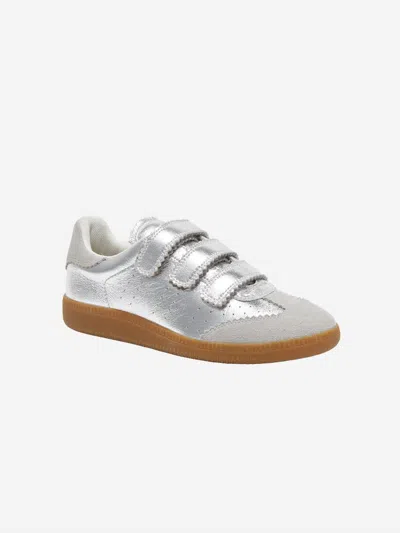 SILENT D WOMEN'S SEENA VELCRO SNEAKER IN SILVER