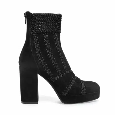 Silent D Women's Yasmin Boot In Black Suede