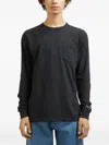 Silent Sound Spiral-print T-shirt In Black