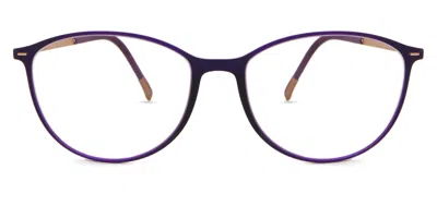 Silhouette 1562/30 Men's Glasses, Purple, Size 53