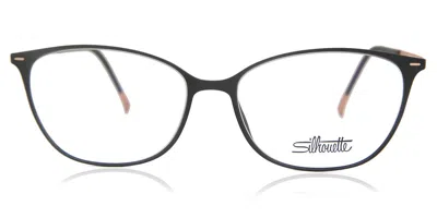 Silhouette 1590/75 9030 Occhiali Da Vista Neri Per Donna (solo Montatura) In Black