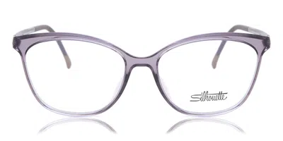 Silhouette 1596/75 4010 Occhiali Da Vista Chiari Per Uomo (solo Montatura) In Gray
