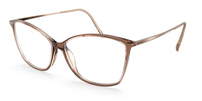Silhouette 1607/75 Women's Glasses, Brown, Size 56