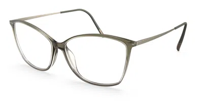 Silhouette 1607/75 Women's Glasses, Green, Size 56
