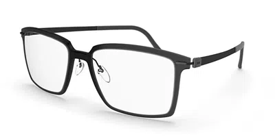 Silhouette 2922/75 9140 Occhiali Da Vista Neri Per Uomo (solo Montatura) In Black