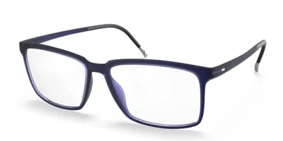 Silhouette 2928/75 4510 Occhiali Da Vista Blu Per Uomo (solo Montatura) In Blue