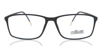 Silhouette 2942/75 9030 Occhiali Da Vista Neri Per Uomo (solo Montatura) In Black