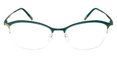 Silhouette 4556/75 5040 Occhiali Da Vista Verdi Per Uomo (solo Montatura) In Green