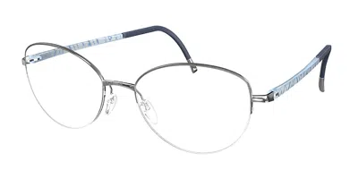 Silhouette 4560/75 Women's Glasses, Silver, Size 53