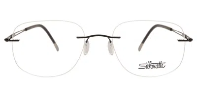Silhouette 5521/70 Men's Glasses, Black, Size 53