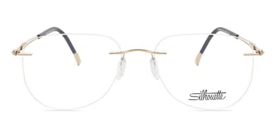 Silhouette 5521/70 Men's Glasses, Gold, Size 54