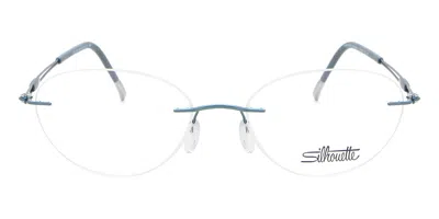 Silhouette 5521/70 Men's Glasses, Green, Size 54