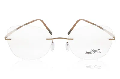 Silhouette 5540/io 8640 Occhiali Da Vista Oro Per Uomo (solo Montatura) In Gold