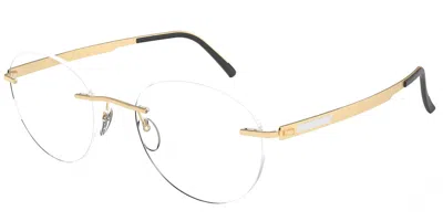 Silhouette 5554/ka 7680 Occhiali Da Vista Oro Per Uomo (solo Montatura) In Gold