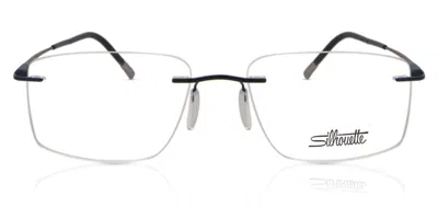 Silhouette 5561/la Men's Glasses, Blue, Size 54