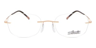 Silhouette 5561/la Men's Glasses, Gold, Size 52