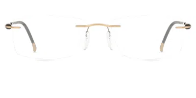 Silhouette 5561/la Men's Glasses, Gold, Size 53