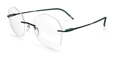 Silhouette 5561/la Men's Glasses, Green, Size 55
