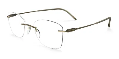 Silhouette 5561/la Men's Glasses, Green, Size 55