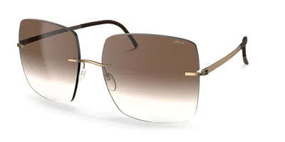 Silhouette 8191/75 7530 Women's Sunglasses Gold Size 60