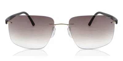 Silhouette 8722/75 7530 Occhiali Da Sole Oro Per Uomo In Gold