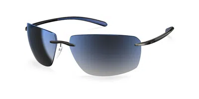 Silhouette 8727/75 6560 Occhiali Da Sole Argentati Per Uomo