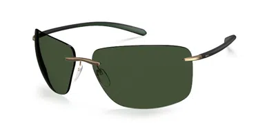 Silhouette 8728/75 7630 Occhiali Da Sole Neri Per Uomo In Black