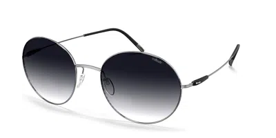 Silhouette 8736/75 7100 Men's Sunglasses Silver Size 52