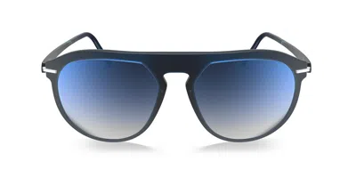 Silhouette Antibes Fullrim 4083/75 4510 Occhiali Da Sole Blu Per Uomo In Blue