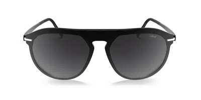 Silhouette Antibes Fullrim 4083/75 Polarized 9110 Occhiali Da Sole Neri Per Uomo In Black