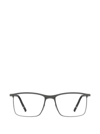 Silhouette Balanced Fusion Rectangle-frame Glasses In Gray